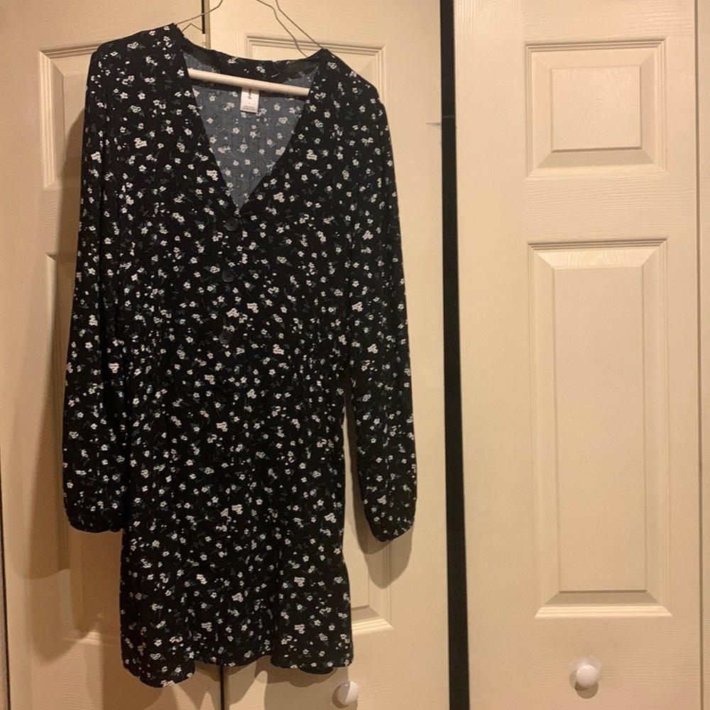 Flower print dress